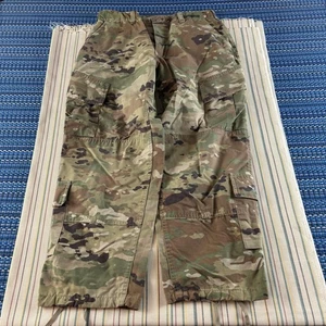 US Army ACU OCP Combat Pants Mens Medium X-Short Camo Ripstop Cargo Drawstring - Picture 1 of 8