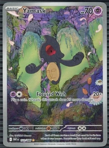 2025 Pokemon SV: BLK EN-Black Bolt #122/086 Yamask - Picture 1 of 2