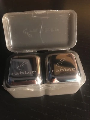 Cubos de gelo de aço inoxidável pedras de resfriamento para bebida de vinho uísque reutilizável - Imagem 1 de 4