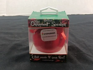 Mini Adorno Rojo Altavoz Bluetooth Árbol de Navidad Decoración Mobilcharge - Imagen 1 de 6