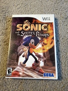 Sonic and the Secret Rings (Nintendo Wii) Top Zustand CIB Komplett & Getestet - Bild 1 von 4