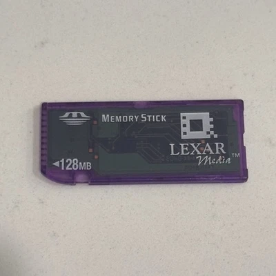 Lexar Media 128 MB Memory Stick TESTED AND WORKING - Image 1 of 2
