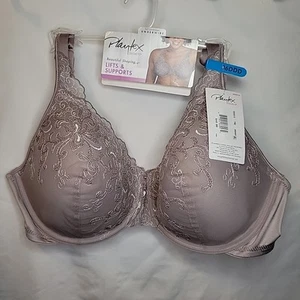 Playtex Secrets Bra 36DDD Gray Underwire US4513 Lifts Supports New With Tags - Picture 1 of 4
