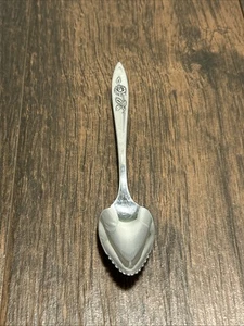Oneida Community Rose Grapefruit Serrated Fruit Spoons Silverware Stainless - Picture 1 of 10