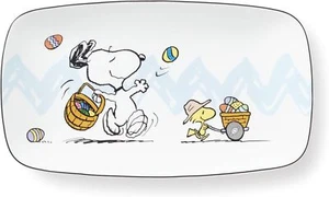 Lenox Peanuts Snoopy Easter Hors d'Ouevres Tray,Table Décor & Serving Pieces - Picture 1 of 1