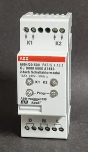 ABB PAT/S 4.16.1 EIB KNX Powernet Schaltaktormodul 2fach Busch-Jaeger 6994/20 - Bild 1 von 1