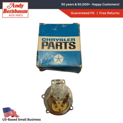 1955-1968 Dodge Chrysler Truck Single Speed Wiper Motor Switch Plate 1879602 NOS - Image 1 of 4