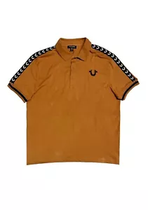 True Religion Herren Poloshirt Kurzarm Relaxed Logo Trim Acorn, L - Bild 1 von 1
