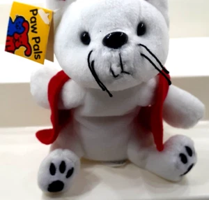 Petco Paw Pals Beanies 1999 Le Chat Cat 6” Plush Rare HTF Vintage New With Tags - Picture 1 of 10