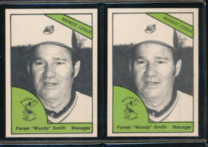 lot (2) 1978 TCMA Waterloo Indians Forest Woody Smith NM+ or better