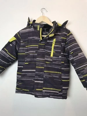 Chaps boys coats Sz 5/6 blue and yellow 2 zippers and hook and loop fastener F13 - Image 1 of 4