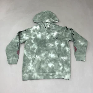 RVCA Artist Network Program Tie Dye Hoodie Youth Sz L /14 AVBSF00106 Green (New) - Picture 1 of 10