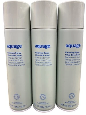 AQUAGE FINISHING SPRAY ULTRA-FIRM HOLD 10 OZ HAIRSPRAY  Pack of 3 cans - Image 1 of 4