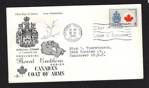 Canada 1966 Canada Flag #429A FDC Rosecraft cachet addressed typed - Picture 1 of 1