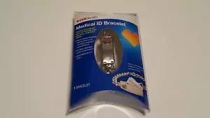 Pulsera de identificación médica CVS - cadena ajustable - formulario de almacenamiento para historial médico - Imagen 1 de 3