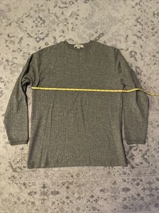 basic edition mens long sleeve shirt sweater tan Fall Winter Soft Ribbed - Picture 1 of 6