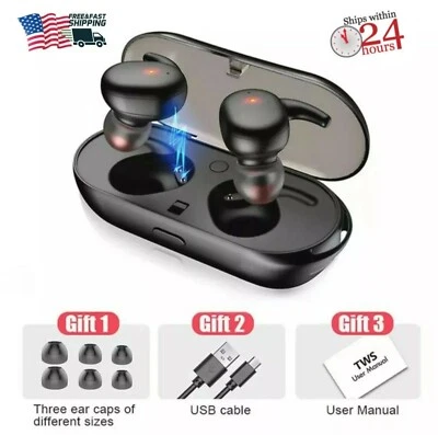 Earbuds Bluetooth Wireless Earphone Noise Cancelling for Apple iPhone Air Pods - Image 1 of 4