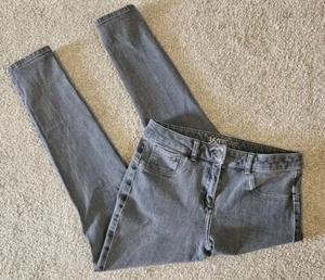 NEXT 360 Super Skinny Grey Denim Uk Size 12 - 26" Leg Stretchy Free UK P&P - Picture 1 of 8
