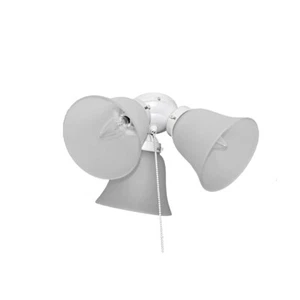Maxim Lighting 12" 3-Light Ceiling Fan Light Kit, White/Frosted - FKT207FTMW - Picture 1 of 1