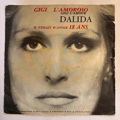 DALIDA - GIGI L´ AMOROSO - 1974 FRENCH 7¨ SINGLE PS, CHANSON - Image 1 of 4