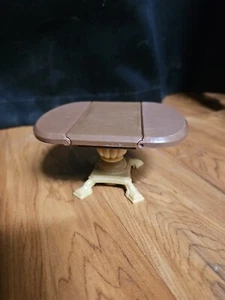 Fisher Price Loving Family Dollhouse Furniture - Dining Room Drop Leaf Table - Afbeelding 1 van 7