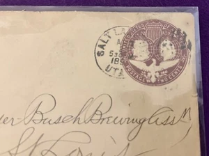 Budweiser Anheuser Busch Brewing Worlds Columbian Fair 1892 Stamp 🔥Ephemera - Picture 1 of 6