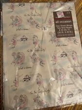 All Occasion  American Greetings Wrapping Paper Vintage “What A Woman