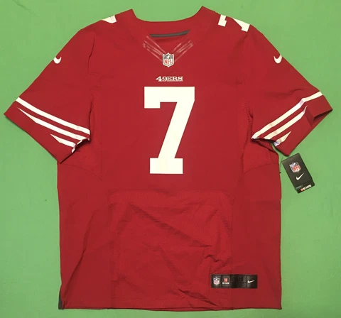 Authentic NIKE Colin Kaepernick San Francisco 49ers NFL On Field Jersey 48 New Cover