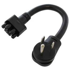 Adaptador NEMA 6-50 nivel 2 de 1 pie para carga Tesla EV con límite de 32 amperios preestablecido - Imagen 1 de 5