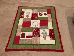 Brillante y Hermoso 46 1/2"x55 1/2" Acolchado Tiro de Navidad - Imagen 1 de 4
