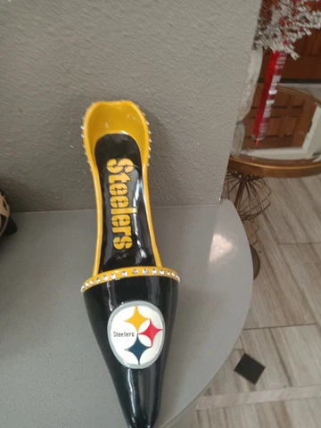 Pittsburgh Steelers Wine Bottle Holder High Heel Shoe Cover