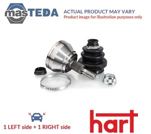 462 058 DRIVESHAFT CV JOINT KIT PAIR FRONT RIGHT LEFT HART 2PCS NEW - Picture 1 of 4