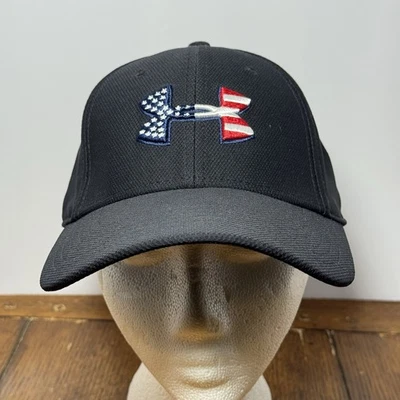 Under Armour Men's UA Freedom Blitzing Stretch Fit Flex Hat USA Cap - Image 1 of 4