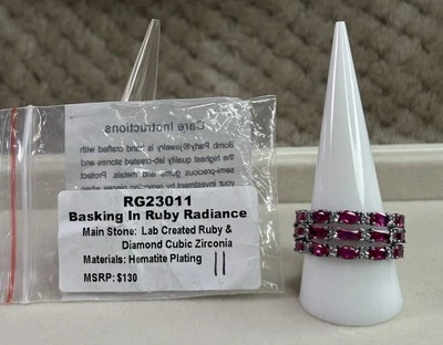 Bp Jewelry | July 2025 “Basking In Ruby Radiance” Size 11 - Image 1 of 2