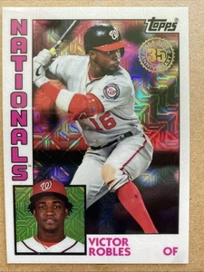 2019 Topps Update '84 Topps Chrome #T84U49 Victor Robles Washington Nationals - Picture 1 of 2