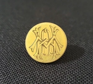 Antique 1800s Victorian Firmin & Sons London Gilt Livery Button Warwick St WMMW  - Picture 1 of 11