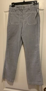 Free People Brand Pearl Blue Pants Trousers NWT Size 6 - Picture 1 of 21