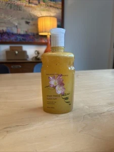 Bath and Body Works Sheer Freesia Bubbles Bath 10oz Original Discontinued - Picture 1 of 5