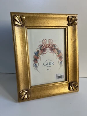 Cuadro CARR 8x10 FOTO Madera Tono Dorado Nuevo en Caja Independiente/Colgante ¡Nuevo en Caja Años 80! Foto 1 de 4