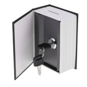1pc Hidden Book Safe Lock Secret Security Money Hollow Book Wall Hide Dictionary - Picture 1 of 12