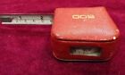 Vintage Rare Mabo 600 Red Leather Case Tape Measure Made in France 