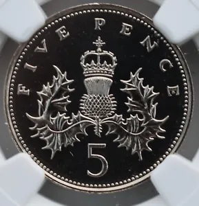 1984 5p Five Pence NGC MS67 Great Britain - Picture 1 of 3