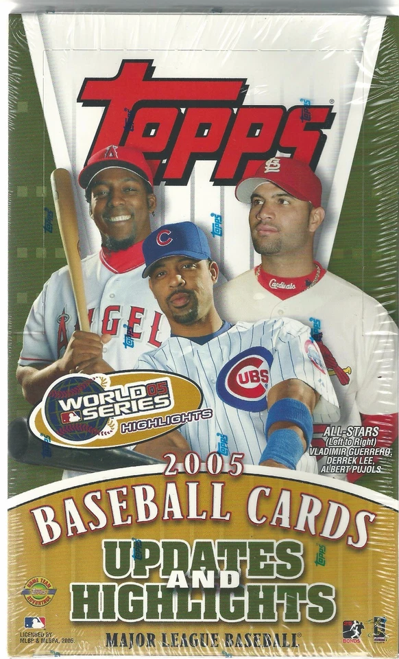 2005 Topps Updates & Highlights HTA Home Team Advantage MLB Baseball Jumbo Box - Image 1 of 1