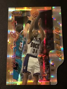 1996-97 Bowman's Best Picks Atomic Refractor Ray Allen #BP5 Rookie RC HOF - Picture 1 of 2