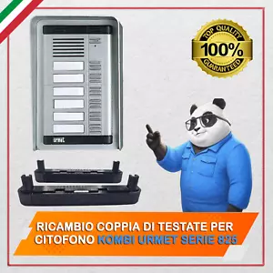 ๐ Coppia Testate di Ricambio per Pulsantiere URMET KOMBI, Meglio dell'Originale - Foto 1 di 12