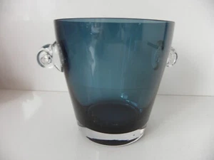 GRAL Dürnau Glas Eiseimer Eiswürfeleimer Schale Vase 69/70er - Bild 1 von 5