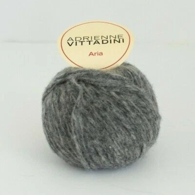 Adrienne Vittadini Aria Yarn, Grey, Worsted Weight, Wool/ Nylon  - Image 1 of 2
