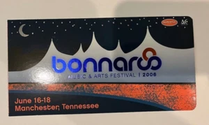 Bonnaroo 2006 Ticket Stub & Promo CD Sweet Sounds Vol. 11 2006 Dave Matthews - Picture 1 of 5