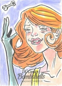 '19 Cryptozoic DC Comics Bombshells Series 3 Orlando Baez Sketch card - Hawkgirl - Picture 1 of 1
