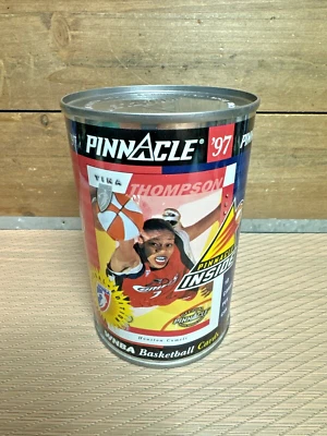 1997 Pinnacle Inside WNBA TINA THOMPSON Sealed Collector Can w/ 10 Card Pack - Image 1 of 4